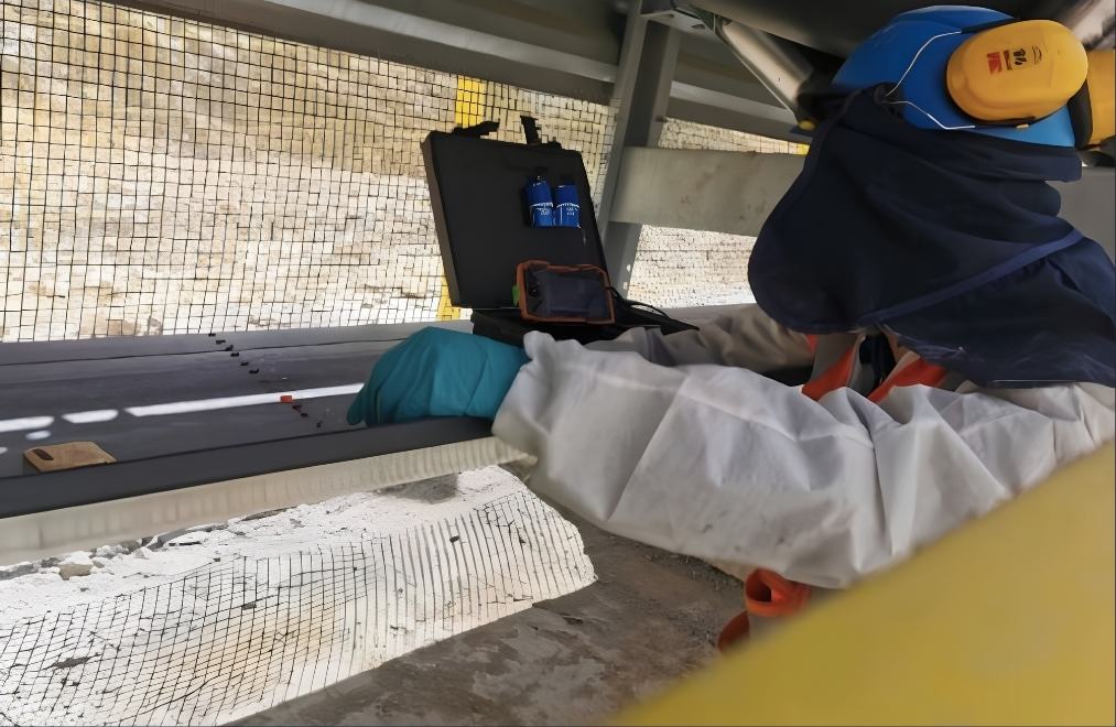 Scanner profesional de correas en terreno